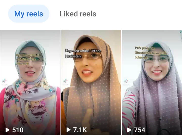 content jenis video